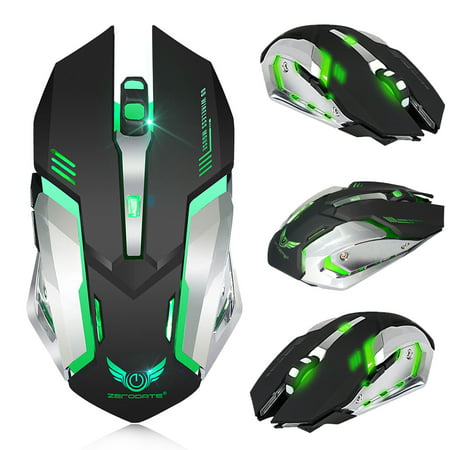 Rechargeable X70 2.4GHz 7 Color LED Backlit Bluetooth Wireless USB Optical Gaming Mouse Mice For Computer