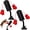 2 PCS, variant on 14inch Cat Punching Bag with Dangling Boxing Gloves, Interactive Exercise Toy for Indoor Play, Durable Suction Cup for Indoor Cats Exercise & Mental Stimulation