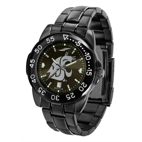 Black Washington State Cougars FantomSport Watch
