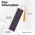 thumbnail image 3 of Kdxio Colorful Shells Print Metal Tassel Bookmarks,Perfect Gift for Art Lovers and Bookworms Metal Bookmarks for Women, 3 of 8