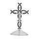 thumbnail image 4 of Figura de cruz de pie, estatua de cruz, adorno de mesa, estatua de crucifijo de Jesús Negro plata, 4 of 9