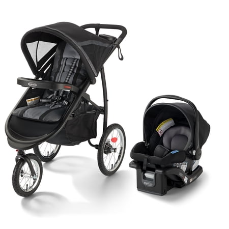 Graco FastAction Fold Jogger Travel System Black