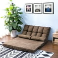 thumbnail image 2 of Double Chaise Lounge Sofa Chair Floor Couch with Two Pillows, 2 of 7