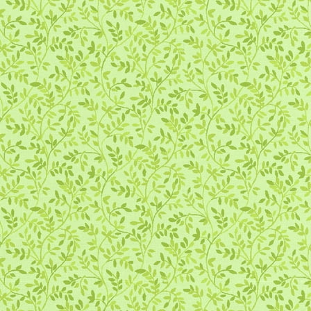 Waverly Inspirations 1 Yard Cut 100% Cotton Italian Leaves Fabric, Green, 44” Wide for Quilting & Sewing
