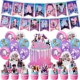 thumbnail image 2 of BirthdayS Kpop Birthday Birthday Banner Tablecloth Plates Cups Cake Topper Etc, 2 of 6