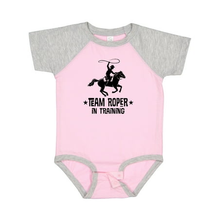 

Inktastic Team Roper in Training Cowboy Gift Baby Boy or Baby Girl Bodysuit