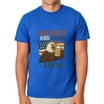 thumbnail image 2 of Red White and Brew Men's Eagle Fourth of July America Short-Sleeve Novelty Funny T-Shirt, 2 of 5