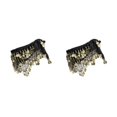 thumbnail image 1 of Thinsony Beautiful Belly Dance Waist Chain Intricate Black Gold 2Set, 1 of 1