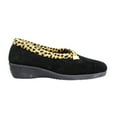 thumbnail image 2 of Lunar Womens Paloma Leopard Print Slippers, 2 of 5
