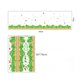 thumbnail image 4 of Pegatina con patrón de flores y hojas verdes, adhesivo decorativo para pared de fondo para sala de estar y dormitorio (AY7056), 4 of 4