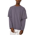thumbnail image 1 of Jaywalker Chandail en Molleton Surdimensionné pour Hommes, Gris, TTG, 1 of 2