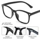 thumbnail image 4 of Gafas de bloqueo de luz azul livho High Tech con 99% de protección UV, 4 of 8