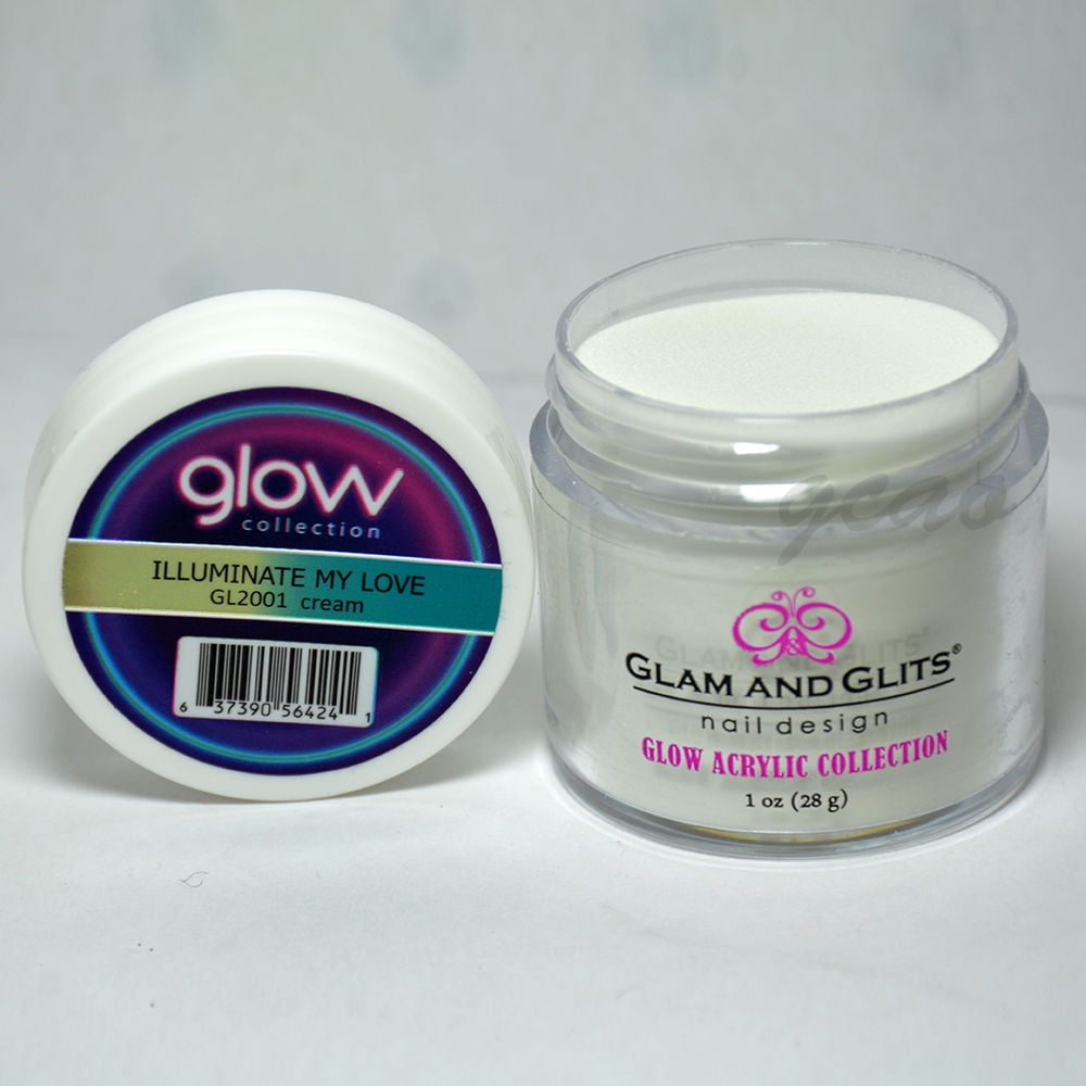 Glam and Glits GLOW ACRYLIC Glow in the Dark Nail Powder 2001