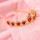 thumbnail image 5 of BRIGHTFUFU Elegante corona de diamantes de imitación con corazones, diadema decorativa, tocado de novia, hermosa tiara de cristal, accesorio para el cabello de boda, 5 of 8
