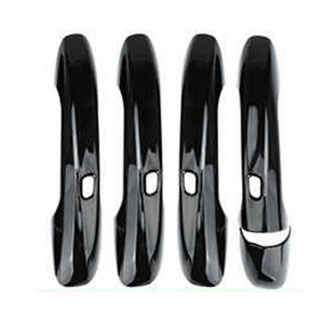 4Pcs Outer Door Handle Cover Trim Stickers for C E GLC GLS CLA GLA 15-24 4Doors with Holes A