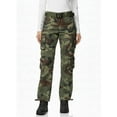 thumbnail image 4 of TRGPSG Women's Fleece Lined Cargo Hiking Pants Winter Insulated Snow Ski Pants with 8 Pockets(No Belts),C29 Camo Size 16, 4 of 6