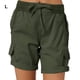 thumbnail image 5 of Minnieouse Pantalones Cargo para mujer, pantalones cortos con bolsillos, cintura holgada, pantalones de verano, pantalones de playa transpirables Type2 NO2, 5 of 6