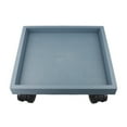 thumbnail image 1 of 1 Pce Support de Fond de Pot de Fleurs Carré Plateau de Roue Mobile Pot de Fleurs pour Intérieur Extérieur 32.5cm, 1 of 9