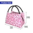 thumbnail image 2 of Disketp Breast Cancer Ribbons Awareness Insulated Bags, Insulated Cooler Bag Totes for Lunch Beach Camping, 2 of 6
