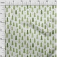 thumbnail image 3 of oneOone Cotton Poplin Twill Light Green Fabric Tree Craft Projects Decor Fabric Printed By The Yard 56 Inch Wide, 3 of 6