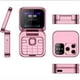 thumbnail image 4 of 2024 Ny Mini Flip Mobiltelefon 2 SIM-kort Liten Skärm Vikbar Mobiltelefon Olåst Flip Telefon 2G Flip Mobiltelefon För Seniorer [DB], 4 of 5