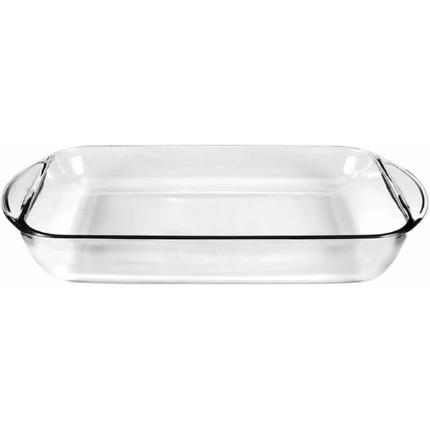 Moldes para hornear Molde de vidrio oblongo para pasteles Molde apto para horno Para lasaña Brownies Asar Bandeja para hornear antiadherente Apto para lavavajillas