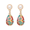 thumbnail image 2 of Pendientes de moda para mujer, pendientes únicos, pendientes festivos, joyería decorativa, cuenco de silicona, 2 of 9