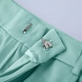 thumbnail image 4 of ZHYou Work Pants for Women,Dress Pants,High Waisted,Stretchy Straight Leg Trousers,Business Casual,Pull On Suit Pants with Pockets,Mint Green,Size 2XL, 4 of 9