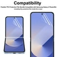 thumbnail image 6 of Innens 3Pcs for Samsung Galaxy Z Flip 6 5G Screen Protector Hydrogel Full Cover Film , Clear, 6 of 9