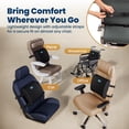 thumbnail image 4 of Everlasting Comfort Lumbar Support Pillow – Memory Foam Back Cushion for Office Chair, Car and Travel, 4 of 9