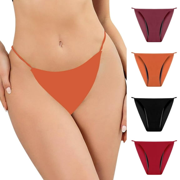 HVOBTTY Breathable Panties for Women, Womens Underwear, Women's Menstrual Leak Proof Menstrual Panties Women's Physiological Underpants Black, L