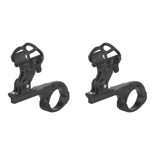 Soporte para linterna de bicicleta Soporte para manillar Soporte para luz delantera (aleación)