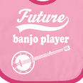 thumbnail image 4 of Inktastic Future Banjo Player Childs Music Boys or Girls Baby Bib, 4 of 4