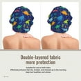 thumbnail image 2 of Yiaed Dinosaurs Adventure Print Satin Bonnet Silk Bonnet Hair Bonnet for Sleeping Hair Bonnets, 2 of 6