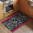 thumbnail image 2 of Zebra Printed Entryway Rug 2'x3'&nbsp; Non Slip Front Door Mats, Modern Geometric Balck White Stripes Entrance Rugs Indoor Outdoor Carpet, Washable Floor Mats Small Area Rug for Bedroom Kitchen, 2 of 8