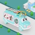 thumbnail image 5 of Loespoir Toddler Music Bus Toys, Baby Musical Busy Learning Toy, Birthday Gifts for Kids, Educational Toy, Sensory Play, Sturdy Design(Blue), 5 of 8