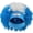 Argentina, variant on Vjnyvs Football Game Flag Colored Fan Wigs Hat, National Flag Afro Fan Wig Headgear Funny Headwear for Soccer Match Celebration Flag Colorful Event Hairband