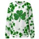 thumbnail image 2 of Xuyuer Women's Round Neck St. Patrick's Day Printed Long Sleeve Shirts Sweatshirt - Festive Holiday Graphic Pullover Top for Seasonal Parties, Gift Exchanges and Cozy Spring Summer Wear, 2 of 5