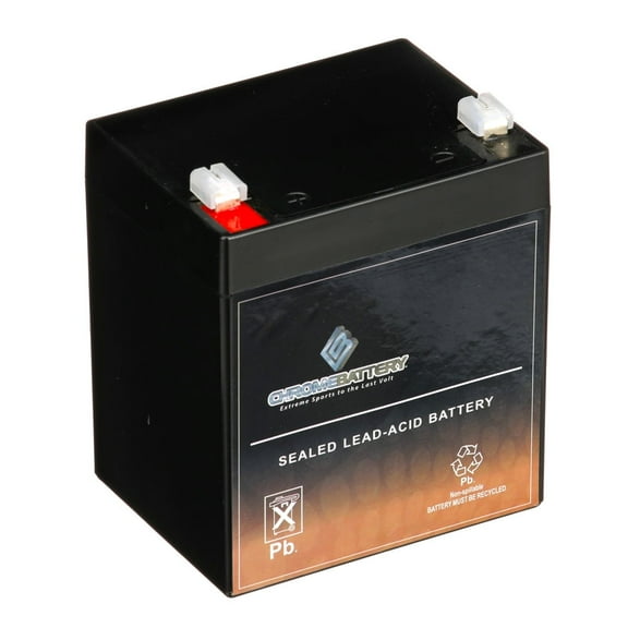 Chrome Battery 12V (12 Volt) 4Ah Sealed Lead Acid (SLA) Battery for Home Alarm Security System