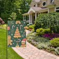 thumbnail image 2 of Yayeee Garden Flag 28" x 40" Double Sided Outdoor Yard Lawn Holiday Decorations, Beige Christmas Gingerbread, 2 of 6