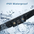 thumbnail image 4 of 1080P HD 5-Inch IPS Monitor Backup Camera System with 150° Wide Viewing Angle, IP69 Waterproof, Night Vision, Universal Compatibility for Cars, Trucks, RVs, SUVs - Windshield/Dashboard Mountable, ABS, 4 of 7