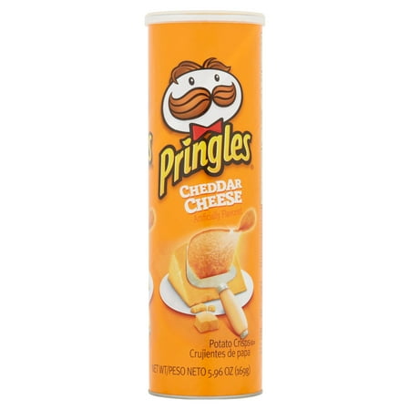 Pringles Cheddar Cheese Potato Crisps, 5.96 oz, 14 pack - Walmart.com