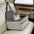thumbnail image 4 of Portable Puppy Dog Car Seat, Dog Booster Seat for Small Dogs (Up to 20 lbs) - Portable Puppy Car Seat with Thick Cushion and Storage Pockets, 4 of 7