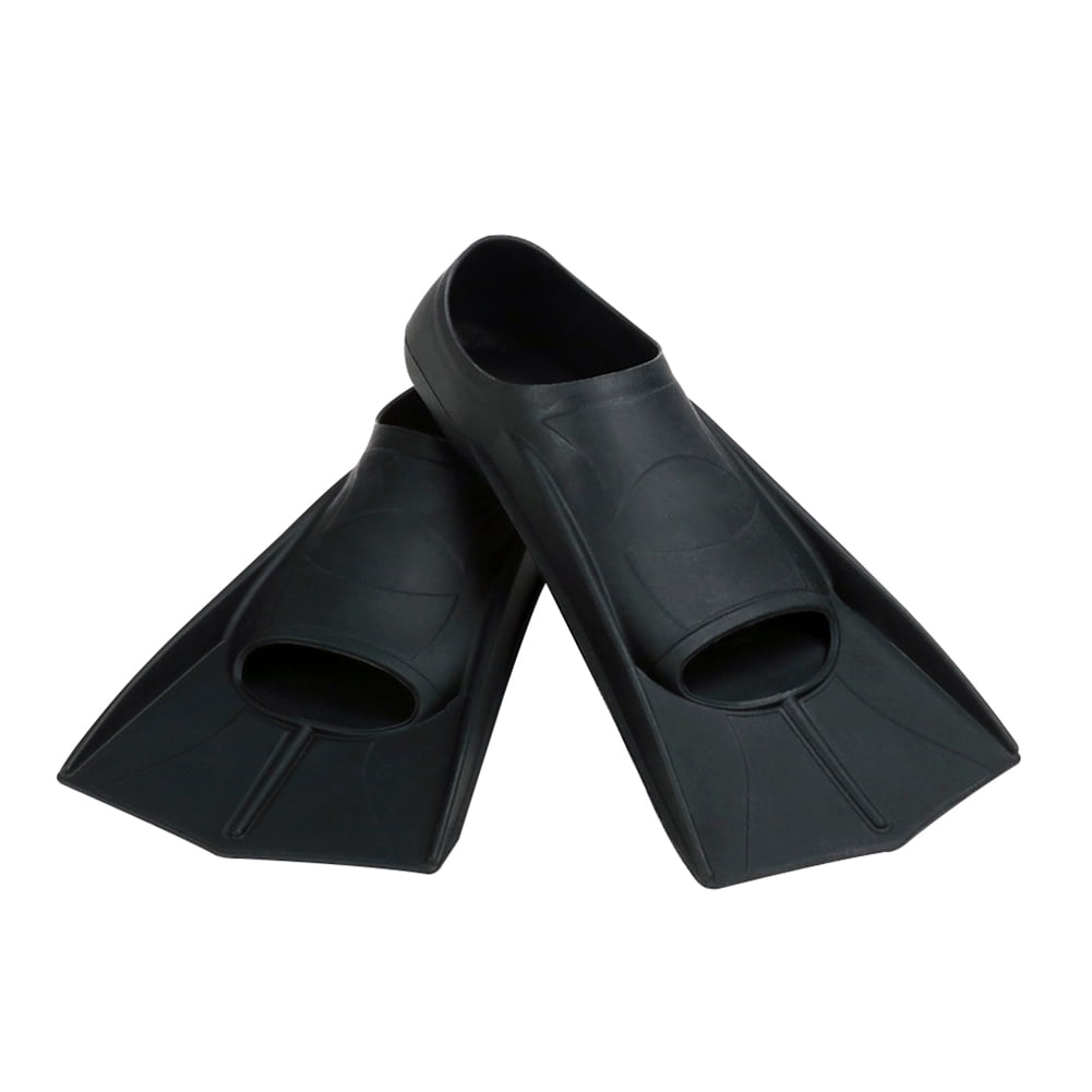 EE_ SWIMMING FLIPPERS DIVING SNORKELING SURFING SWIM SOFT SILICONE FOOT FINS STR 