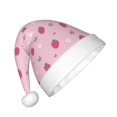 thumbnail image 2 of Naloa Strawberries Santa Hat for Kids Baby Christmas Hats,Girls Boys Toddler Plush Xmas Holiday Hat,Luxury Santa Claus Hat, 2 of 6