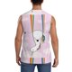 thumbnail image 4 of Fotbe Aerial Yoga for Unicorn Men's Camiseta sin Mangas Estampada para Hombres, Playera Casual para Gimnasio, Entrenamiento, Playa-Medium, 4 of 7