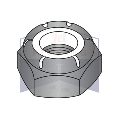 

8-32 Nylon Insert Hex Lock Nut (Stop Nut) | Thin Pattern | Light Hex Thin Height (NTM & NTE Series) | Steel | Zinc Black Plated (Quantity: 4000)