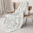 thumbnail image 3 of Rateoe Funny Chicken Pattern Flannel Throw Blanket, Ultra-soft Blanket for Bed, Couch, Car, Hypoallergenic Anti-pilling blanket-40"x30"(Vertical), 3 of 6