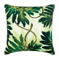 thumbnail image 6 of The HomeCentric Cushion Cover For Chair Cushion Cover Decorative Pillow Covers Pack of 2 22x22 inch (55x55 cm) Green Cotton Throw Pillow Covers Handmade Pillow Covers Style Easter - Tropical Girl, 6 of 10