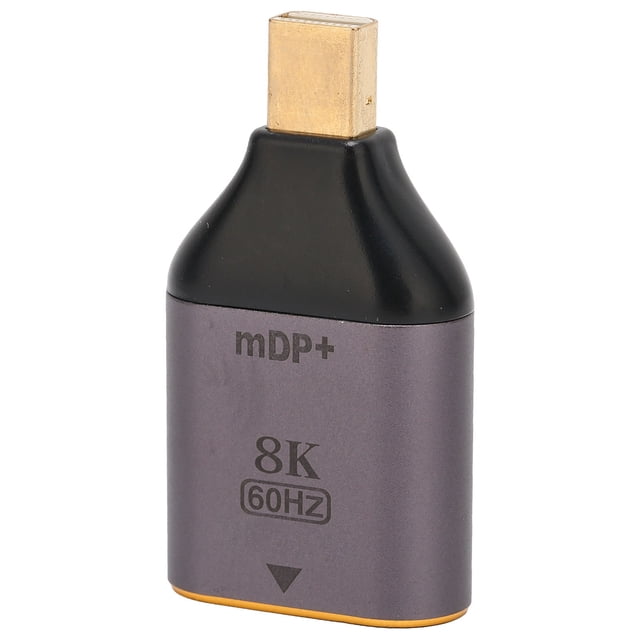 Adaptador de interfaz multimedia HD 8K a 60 Hz Vídeo HD Convertidor de interfaz multimedia HD para el trabajo Adaptador de interfaz multimedia HD hembra a MiniDP macho 8K